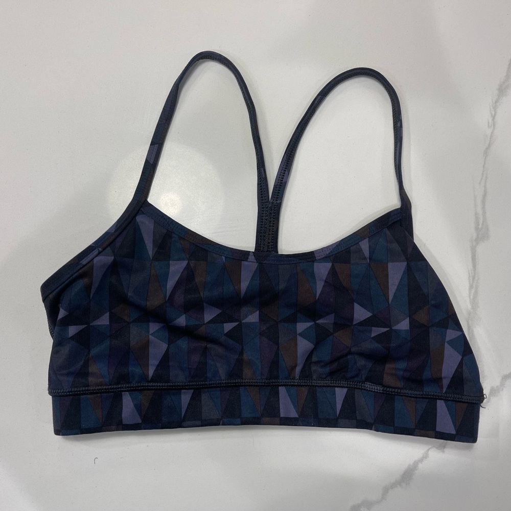 Like New Lululemon sports bra 6 navy
